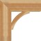 Ekena Millwork Thorton Block Rough Sawn Bracket, Western Red Cedar, 6"W x 22"D x 22"H BKT06X22X22THR05RWR - alternate 4